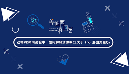 动物PK体内试验中，如何解释清除率CL大于肝血流量Qh